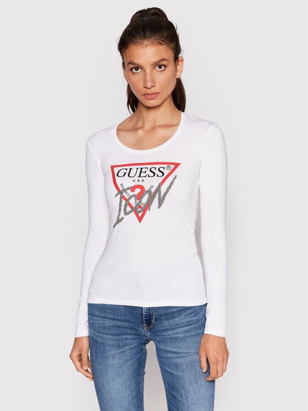 Guess Guess Блуза W2YI47 J1311 Бял Regular Fit