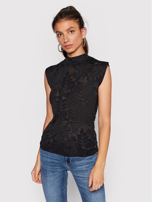 Guess Guess Блуза W2YP21 KB7O0 Черен Regular Fit