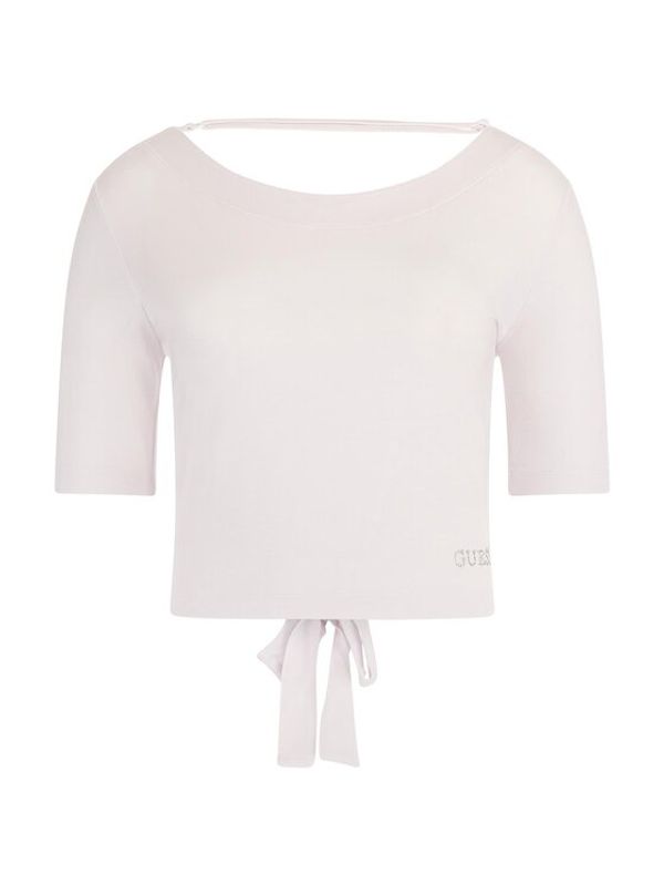 Guess Guess Блуза W3GI28 K68D2 Бял Boxy Fit