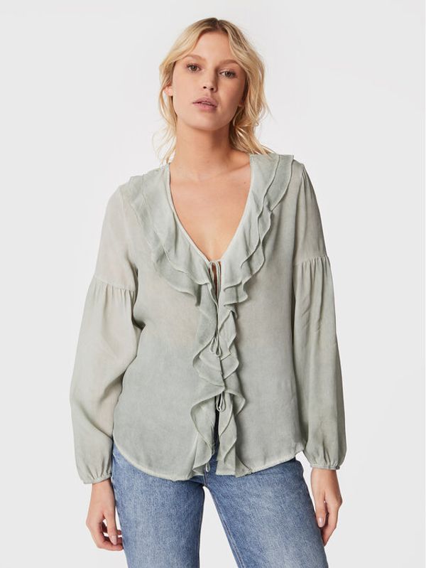 Guess Guess Блуза W3RH58 WF5K0 Зелен Regular Fit