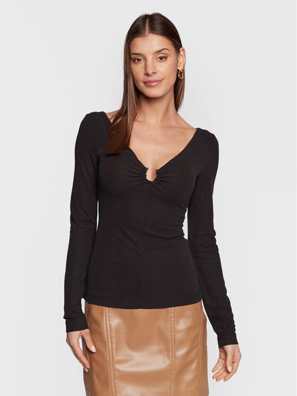 Guess Guess Блуза W3RP45 KAQL2 Черен Regular Fit