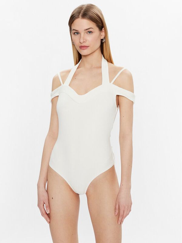 Guess Guess Боди Cora W3GP04 KB9E2 Бежов Slim Fit