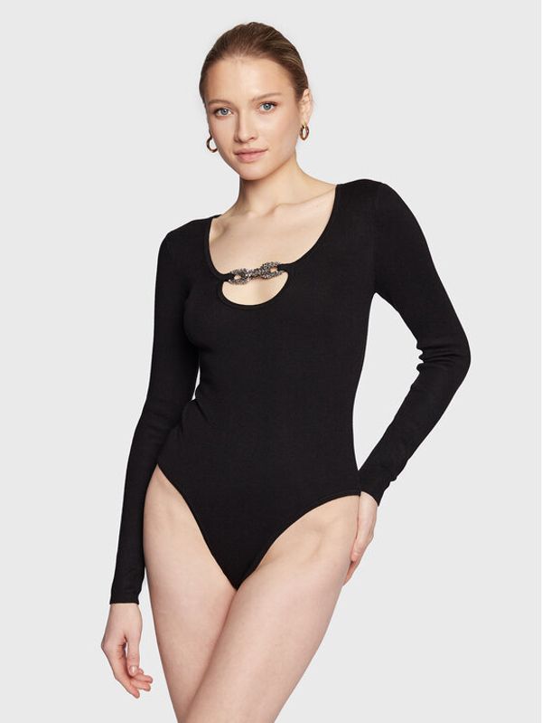 Guess Guess Боди W3RR16 Z2YK2 Черен Slim Fit