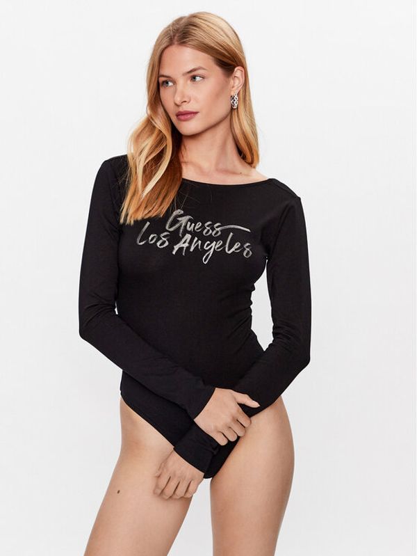 Guess Guess Боди W3YP54 J1314 Черен Slim Fit