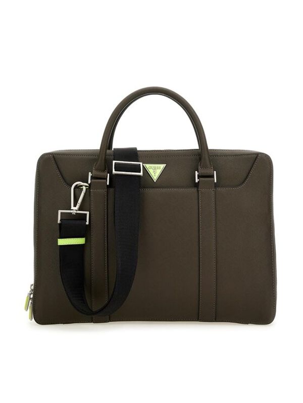 Guess Guess Чанта за лаптоп Certosa Saffiano Smart HMECSA P3138 Сив