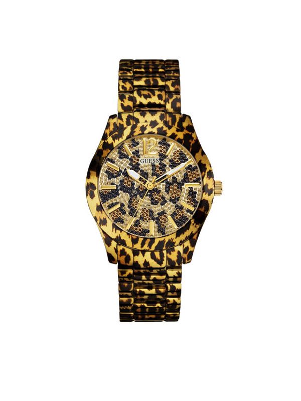 Guess Guess Часовник Leopard GW0450L1 Кафяв