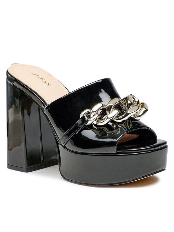 Guess Guess Чехли Xanthe FL5XAN PAT03 Черен