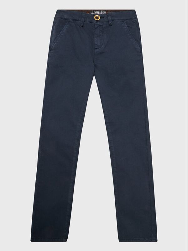 Guess Guess Чино панталони L1BB03 WDD52 Тъмносин Regular Fit