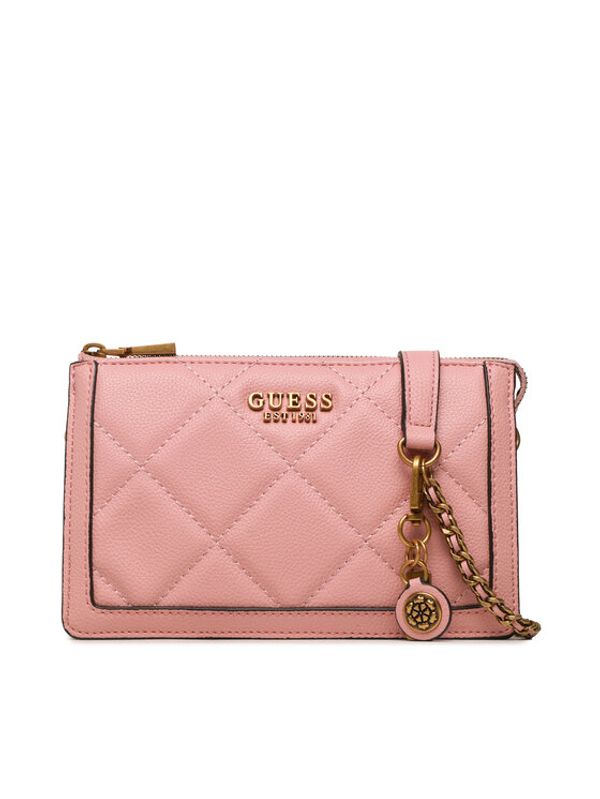 Guess Guess Дамска чанта Abey (QB) Mini Bags HWQB85 58730 Розов