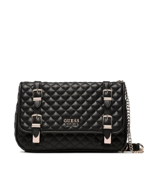 Guess Guess Дамска чанта Adam (QG) HWQG86 94210 Черен