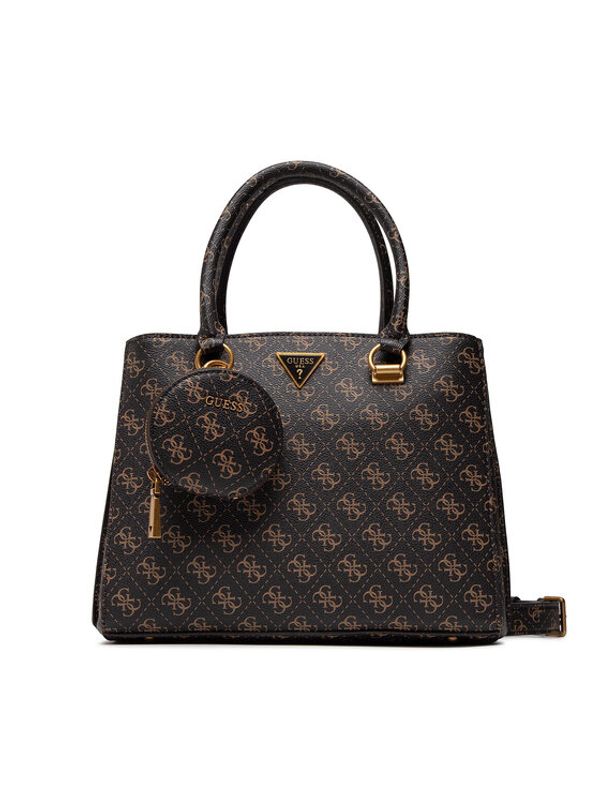 Guess Guess Дамска чанта Alexie (QB) HWQB84 16060 Кафяв