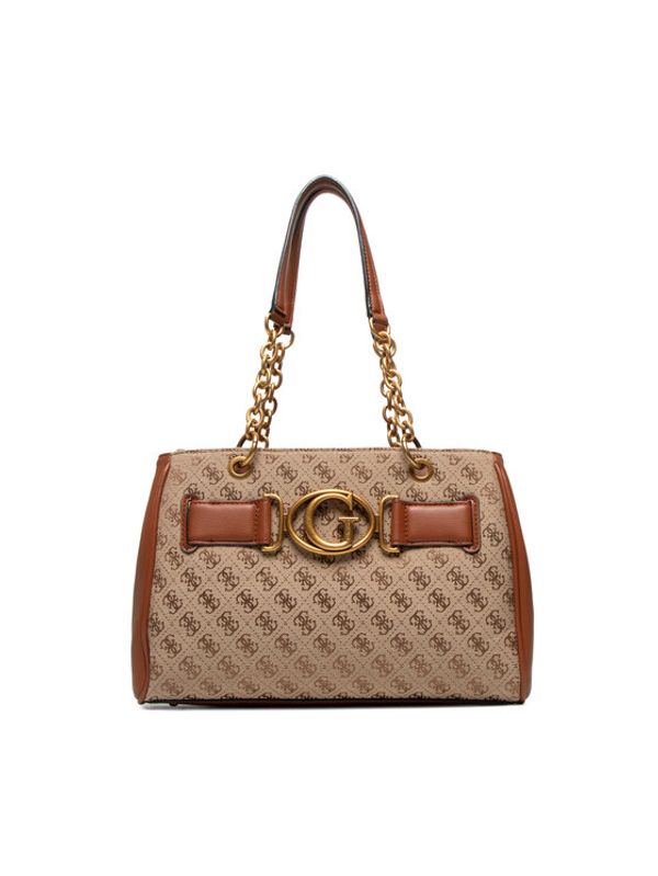 Guess Guess Дамска чанта Aviana Luxury Satchel HWJB84 14060 Бежов