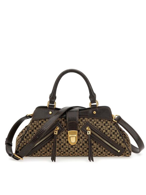 Guess Guess Дамска чанта Belle Vintage (JK) HWJK89 66050 Кафяв