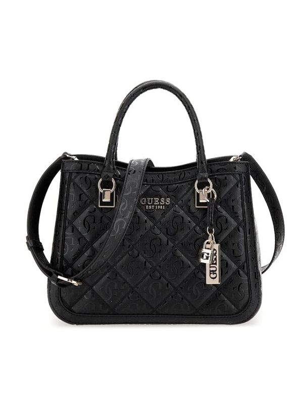 Guess Guess Дамска чанта Caddie (GG) HWGG87 83060 Черен