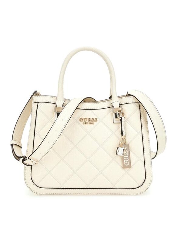 Guess Guess Дамска чанта Caddie (GG) HWGG87 83060 Сив