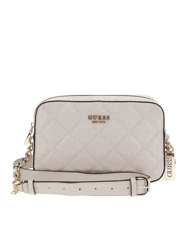 Guess Guess Дамска чанта Caddie (GG) HWGG87 83140 Бежов