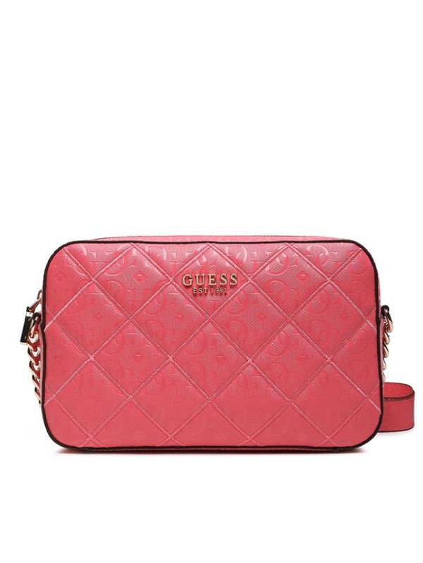 Guess Guess Дамска чанта Caddie (GG) HWGG87 83140 Розов