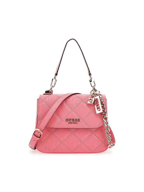 Guess Guess Дамска чанта Caddie (GG) HWGG87 83190 Розов