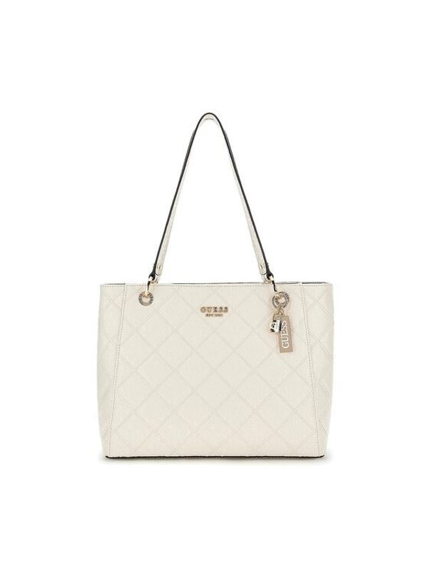 Guess Guess Дамска чанта Caddie (GG) HWGG87 83230 Бежов