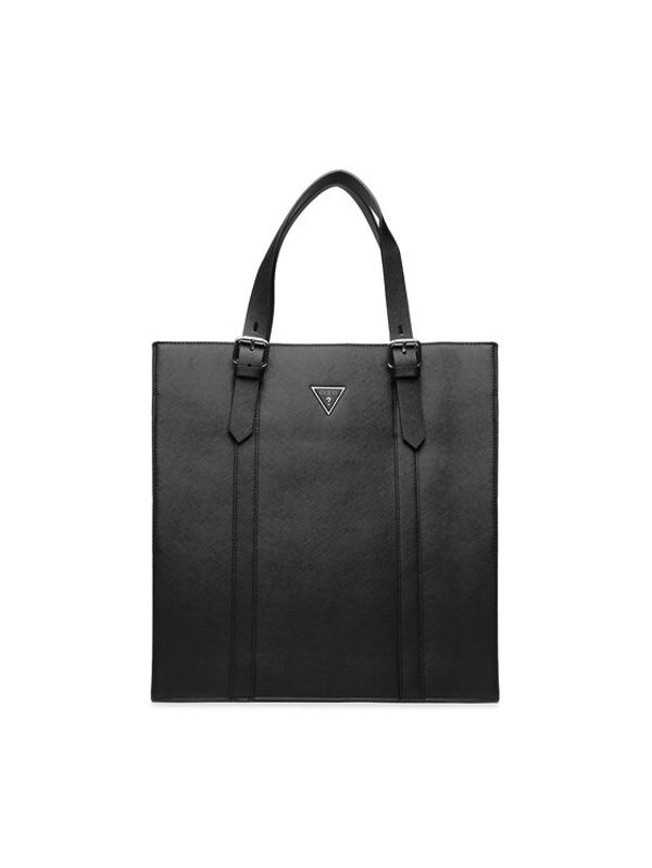 Guess Guess Дамска чанта Certosa Saffiano Smart HMECSA P3134 Черен