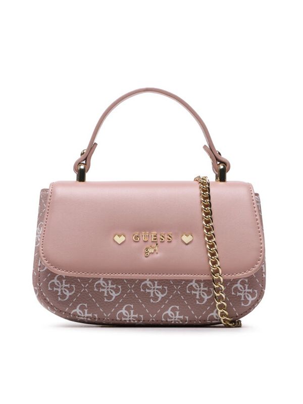 Guess Guess Дамска чанта Crossbody Flap Bag J3GZ17 WFEN0 Розов