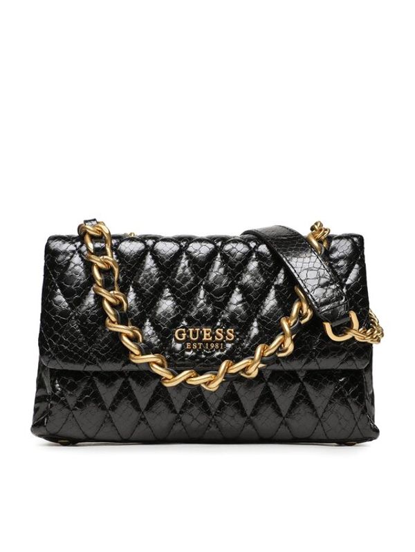 Guess Guess Дамска чанта Dema (QK) HWQK87 76200 Черен