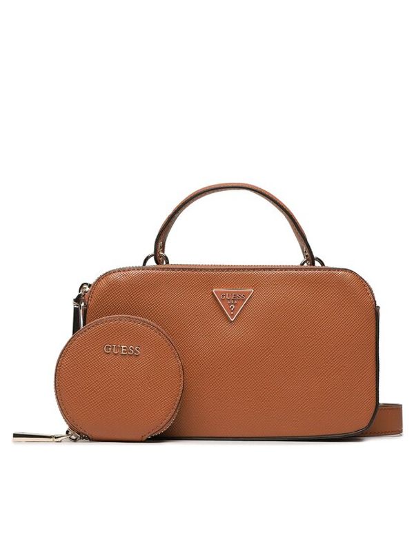 Guess Guess Дамска чанта Eco Alexie (Evg) Mini Bags HWEVG8 73772 Кафяв
