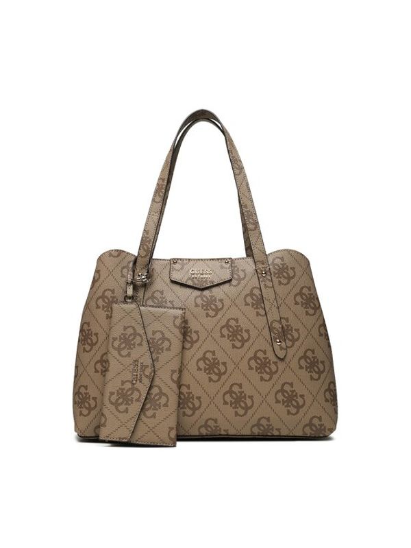 Guess Guess Дамска чанта Eco Brenton (EBO) HWEBO8 39009 Бежов