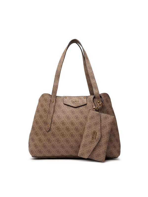 Guess Guess Дамска чанта Eco Brenton (ESB) HWESB8 39009 Бежов