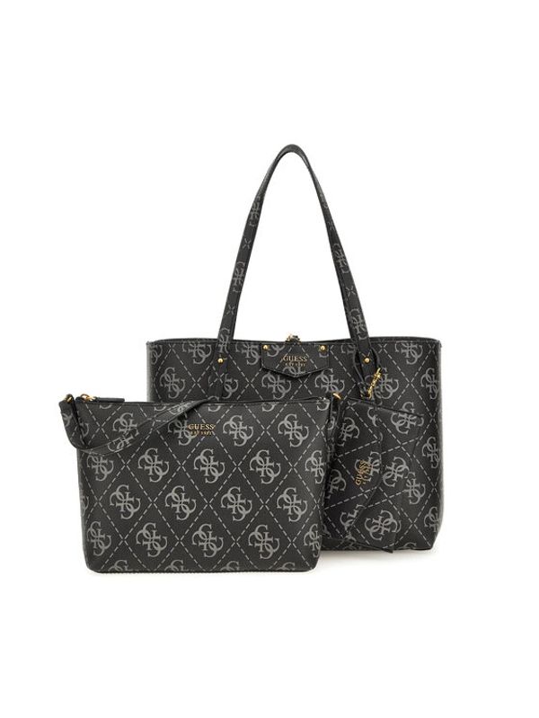Guess Guess Дамска чанта Eco Brenton (ESO) HWESO8 39023 Черен