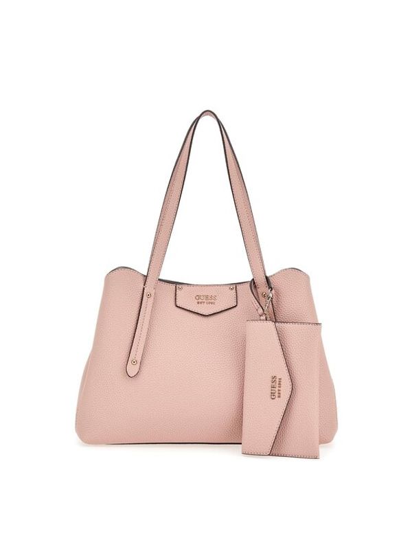 Guess Guess Дамска чанта Eco Brenton (EVG) HWEVG8 39009 Розов