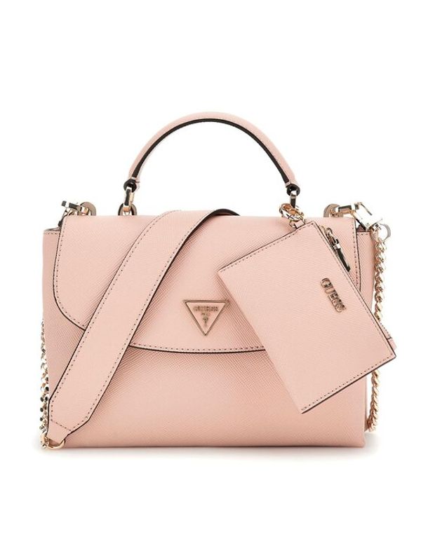 Guess Guess Дамска чанта Eco Crag (EVG) HWEVG8 96820 Розов