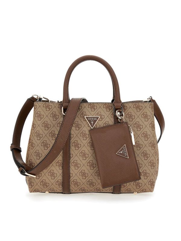 Guess Guess Дамска чанта Eco Craig (ESG) HWESG8 96806 Кафяв