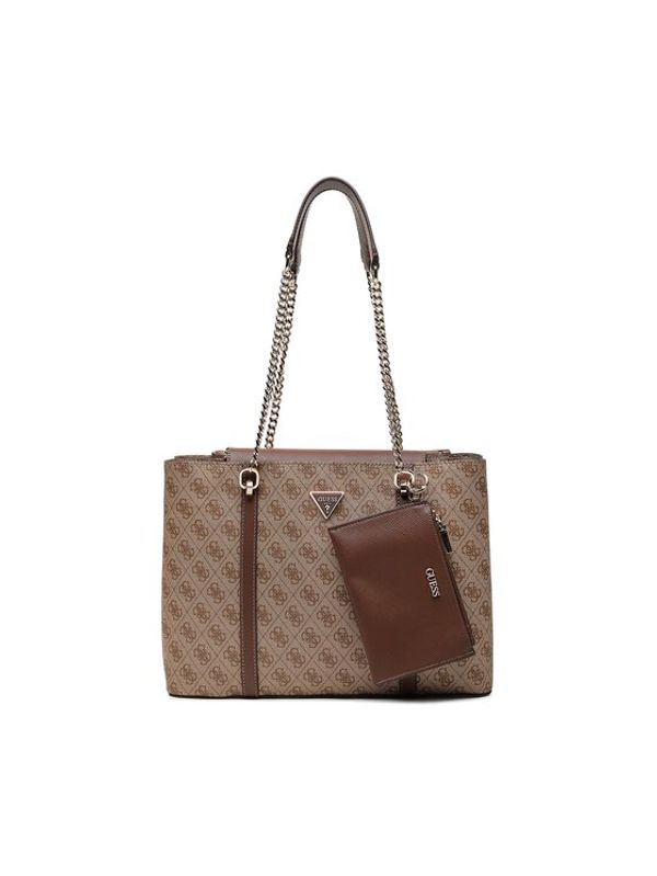 Guess Guess Дамска чанта Eco Craig (ESG) HWESG8 96823 Кафяв