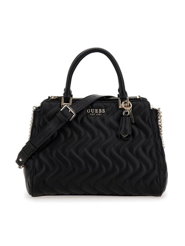 Guess Guess Дамска чанта Eco Mai (EQG) HWEQG8 96906 Черен