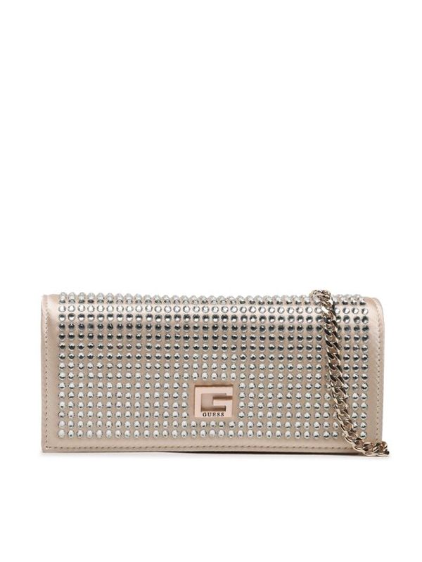 Guess Guess Дамска чанта Gilded Glamour (EG) Evening Bags HWEG87 77710 Бежов