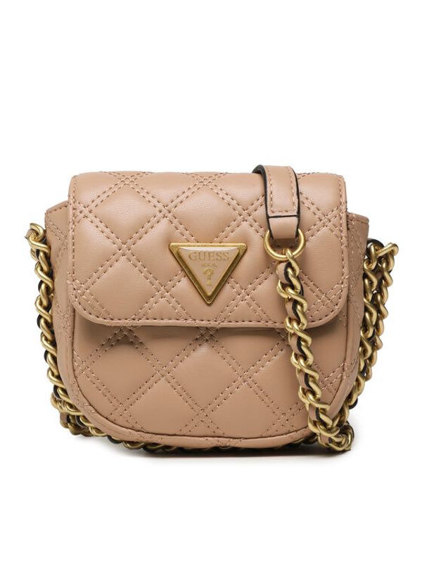 Guess Guess Дамска чанта Giully (QA) Mini Bags HWQA87 48730 Бежов
