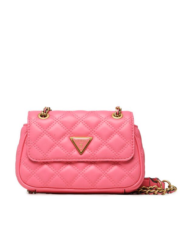 Guess Guess Дамска чанта Giully (QA) Mini Bags HWQA87 48780 Розов