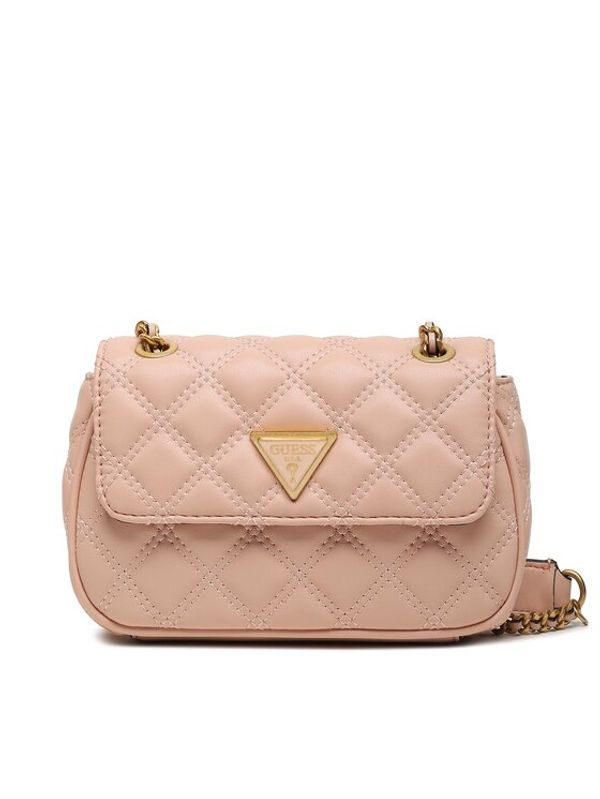 Guess Guess Дамска чанта Giully (QA) Mini Bags HWQA87 48780 Розов