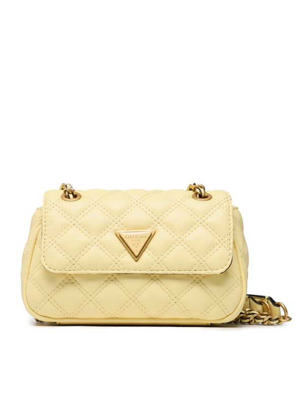 Guess Guess Дамска чанта Giully (QA) Mini Bags HWQA87 48780 Жълт