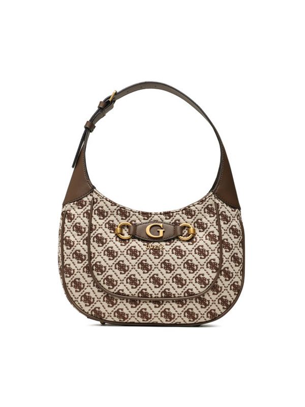 Guess Guess Дамска чанта Izzy (JB) HWJB86 54020 Кафяв
