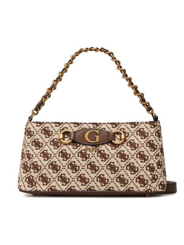 Guess Guess Дамска чанта Izzy (JB) HWJB86 54120 Кафяв