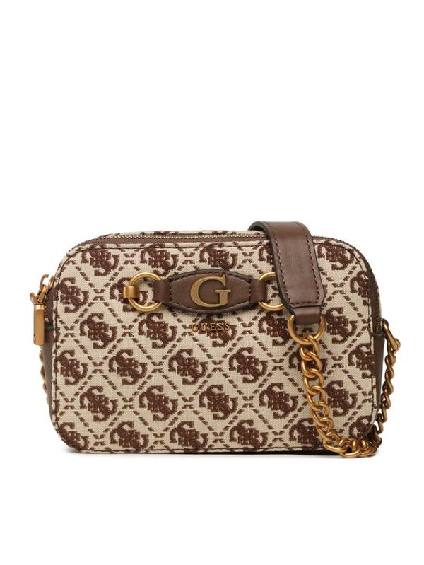 Guess Guess Дамска чанта Izzy (JB) HWJB86 54140 Кафяв