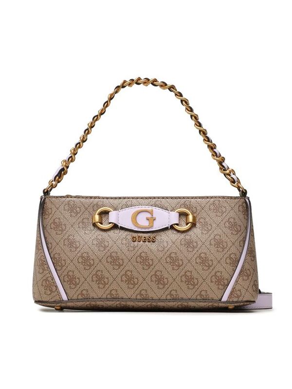 Guess Guess Дамска чанта Izzy (SB) HWSB86 54120 Кафяв