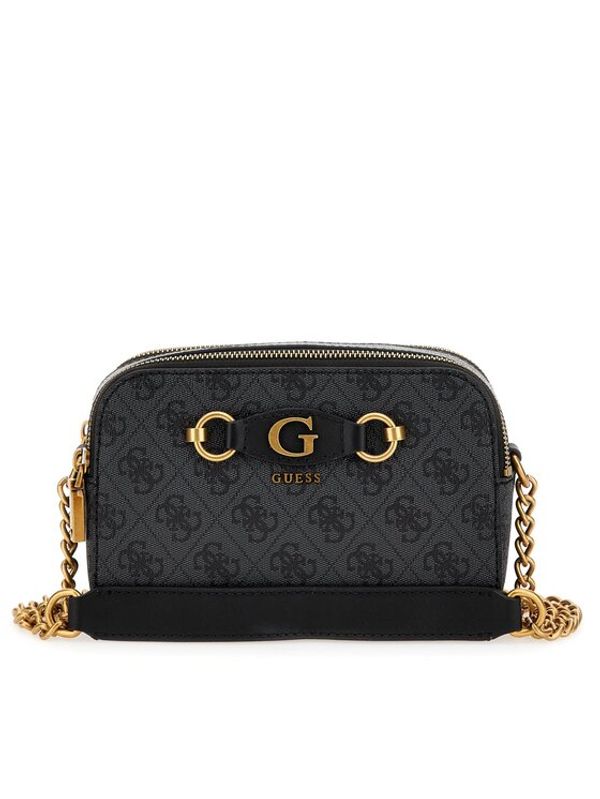 Guess Guess Дамска чанта Izzy (SB) HWSB86 54140 Кафяв