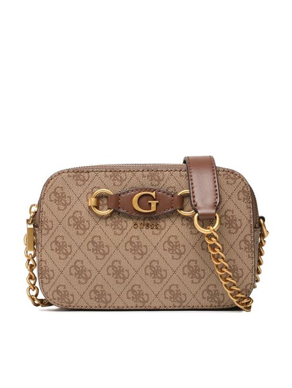 Guess Guess Дамска чанта Izzy (SB)HWSB86 54140 Кафяв