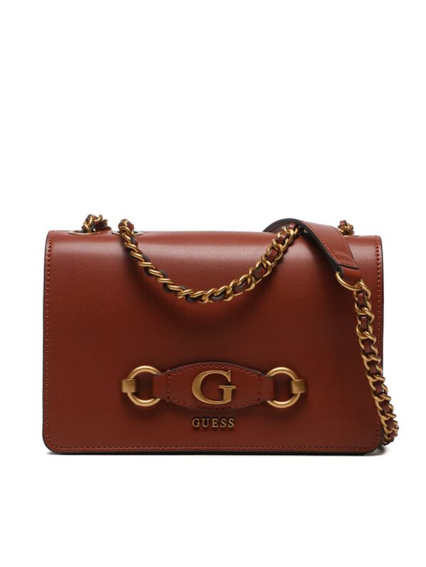 Guess Guess Дамска чанта Izzy (VB) HWVB86 54210 Кафяв