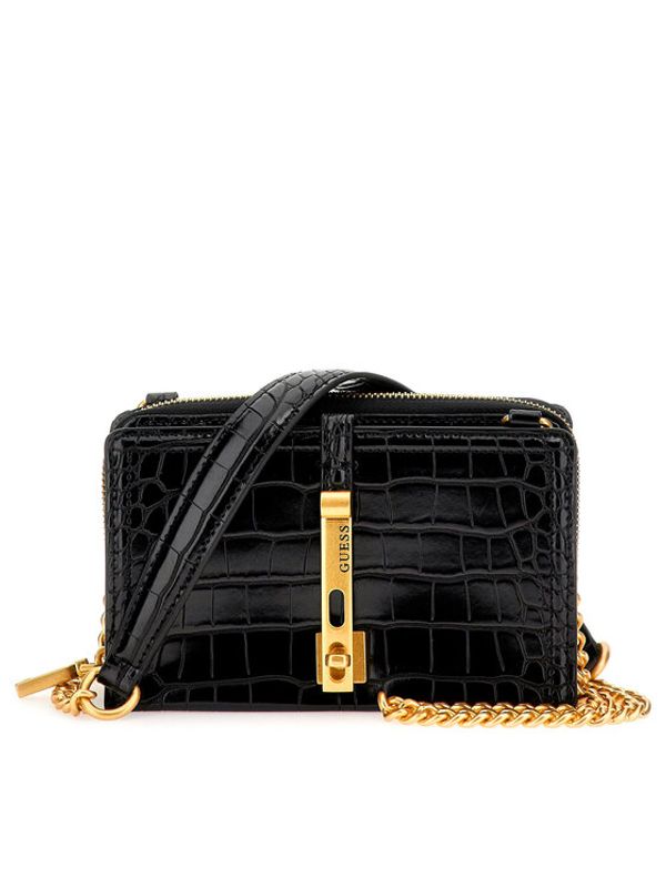 Guess Guess Дамска чанта James (CA) Mini Bags HWCA87 73730 Черен
