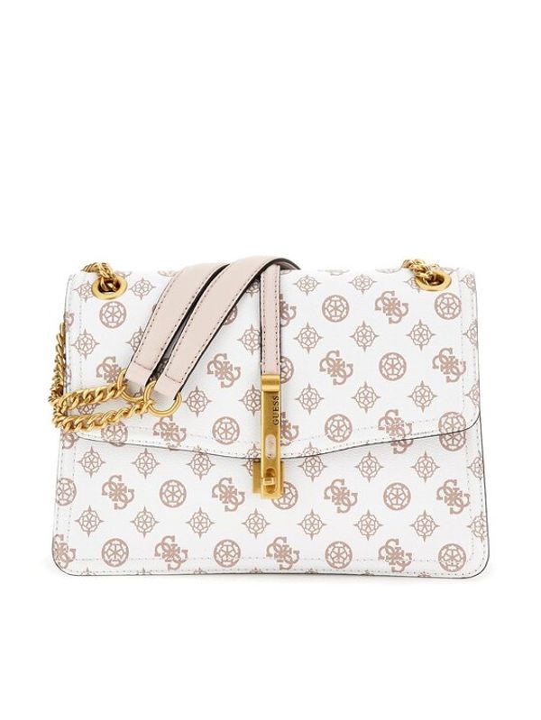 Guess Guess Дамска чанта James Logo (PA) HWPA89 70210 Бял
