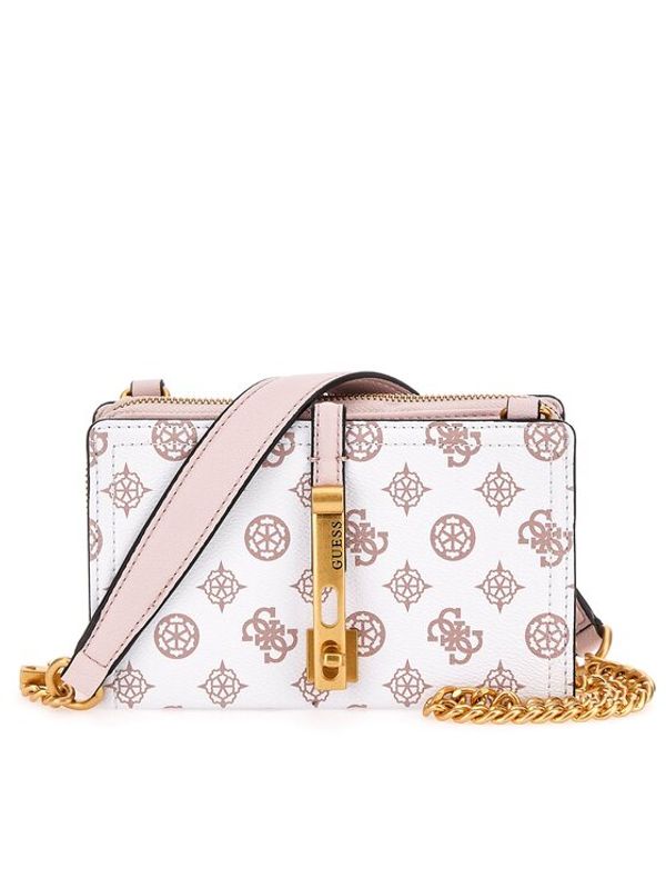 Guess Guess Дамска чанта James Logo (PA) Mini Bags HWPA89 70730 Бял